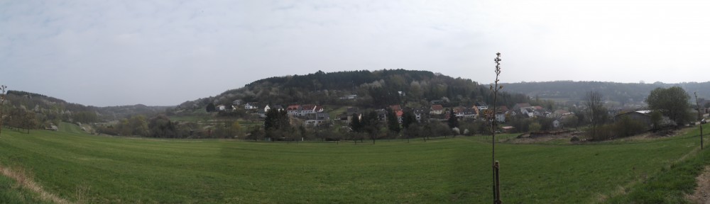 Merchingen als Panorama