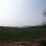 Im Hintergrund der Gipsberg