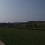 Panorama-Ansicht des weiteren Weges