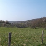 Interessant: Die verworrenen Hügelketten im Hintergrund