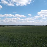 Weiter Blick über die Felder