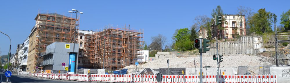 Bauarbeiten am Kureck