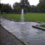 Wasserspiel in der Reisinger-Anlage
