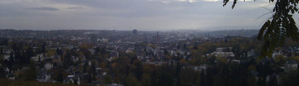 Blick vom Neroberg auf Wiesbaden