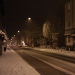 Die Patrickstr. in Wiesbaden-Bierstadt, langsam beruhigt sich das Wetter
