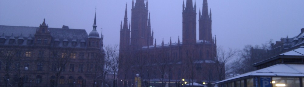 Verschneite Marktkirche