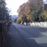 Blick die Bierstadter Str. in die Innenstadt hinunter