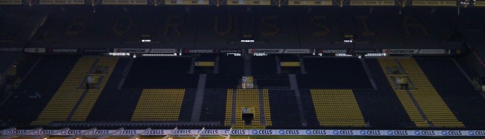 Blick von der Tribüne.