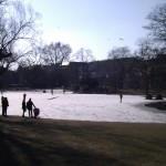 Der Weiher "warmen Damm"