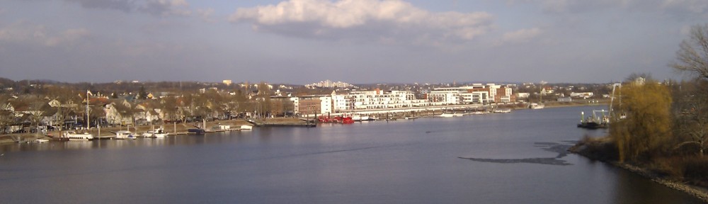 Ein letzter Blick nach Schierstein und dann zurück