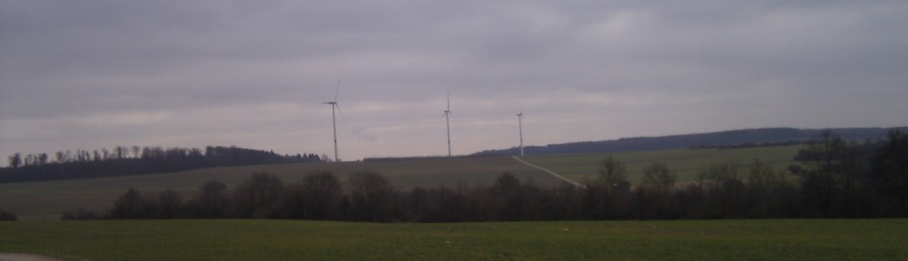 Windkraftanlagen zwischen Merchingen und Honzrath