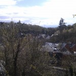 Blick auf Sonnenberg vom Burghof aus.