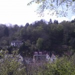 Blick auf Sonnenberg vom Burghof aus.