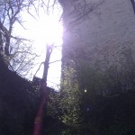 Lichtspiel am Bergfried